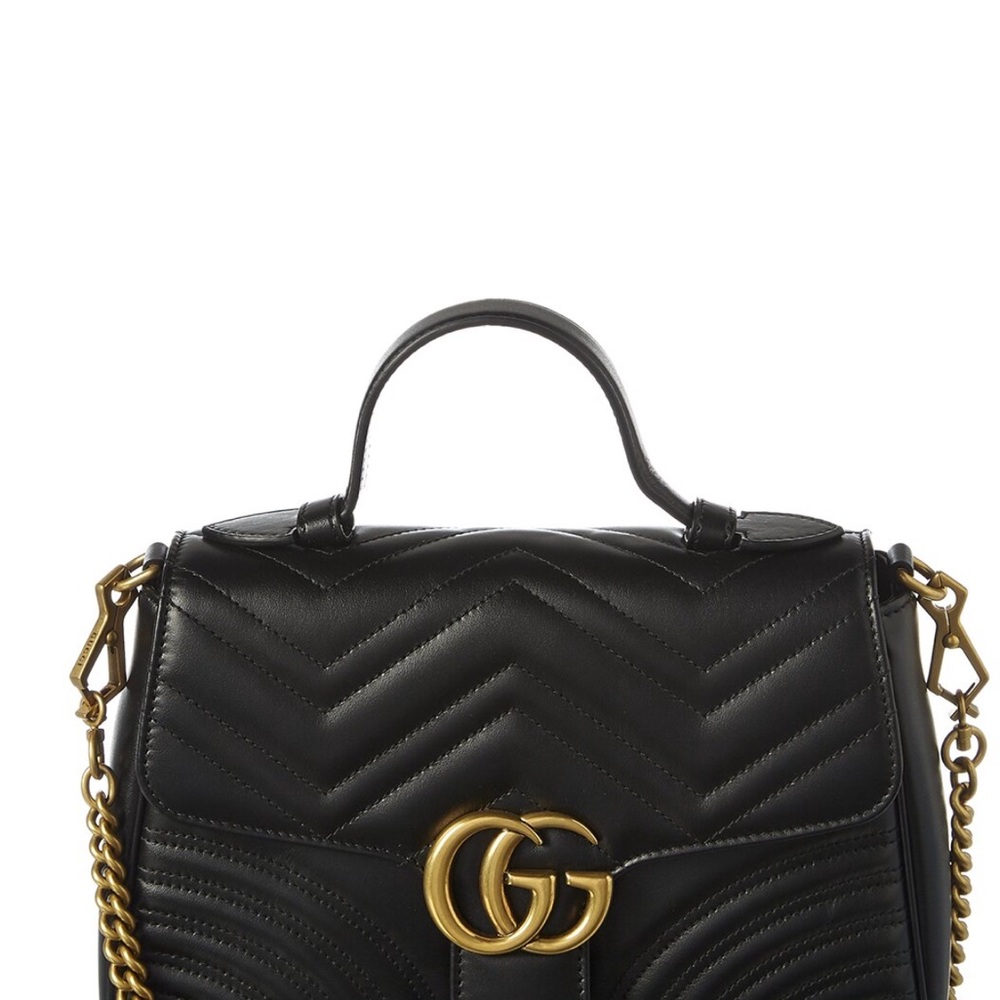 Black Quilted Leather Bag